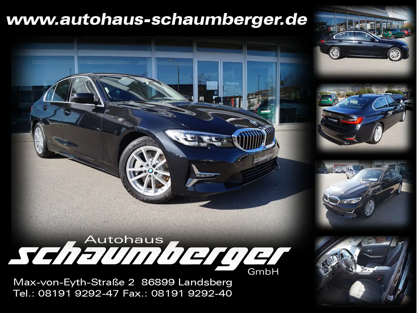 BMW 330 330d Aut. Limousine * Navi * LED * AHK * 1.Hd * Noir - 1