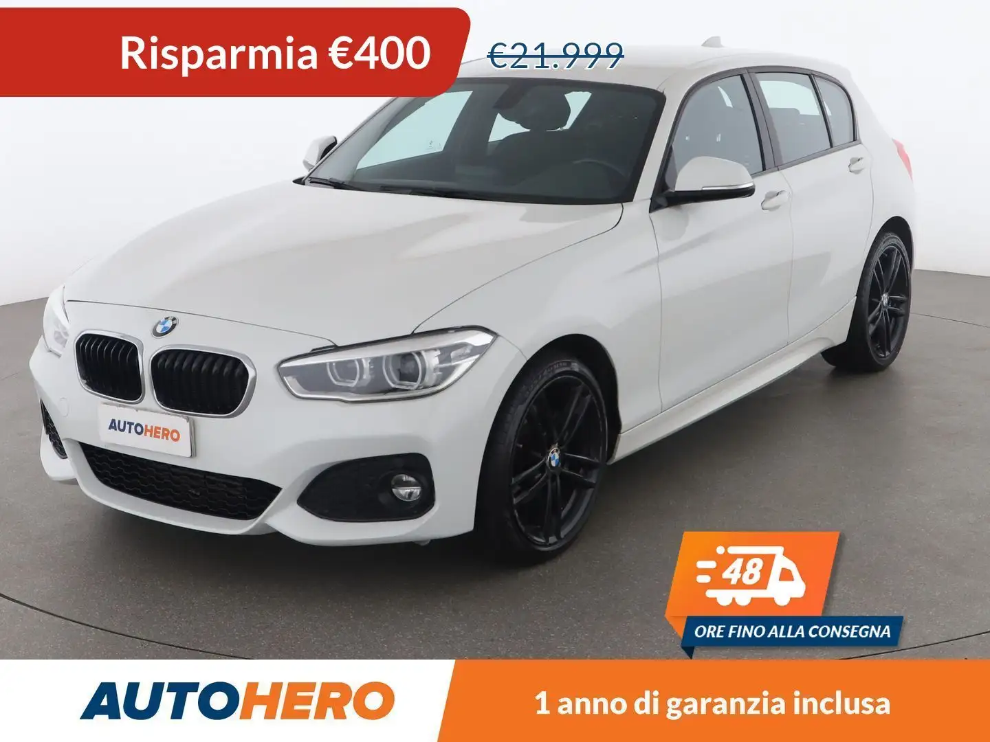 BMW 120 120d Msport  xDrive Blanco - 1
