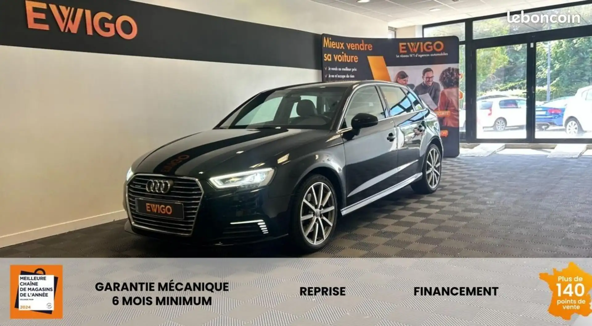 Audi A3 1.4 TFSI E-TRON 204H 150 PHEV 25.7KWH DESIGN LUXE  Noir - 1