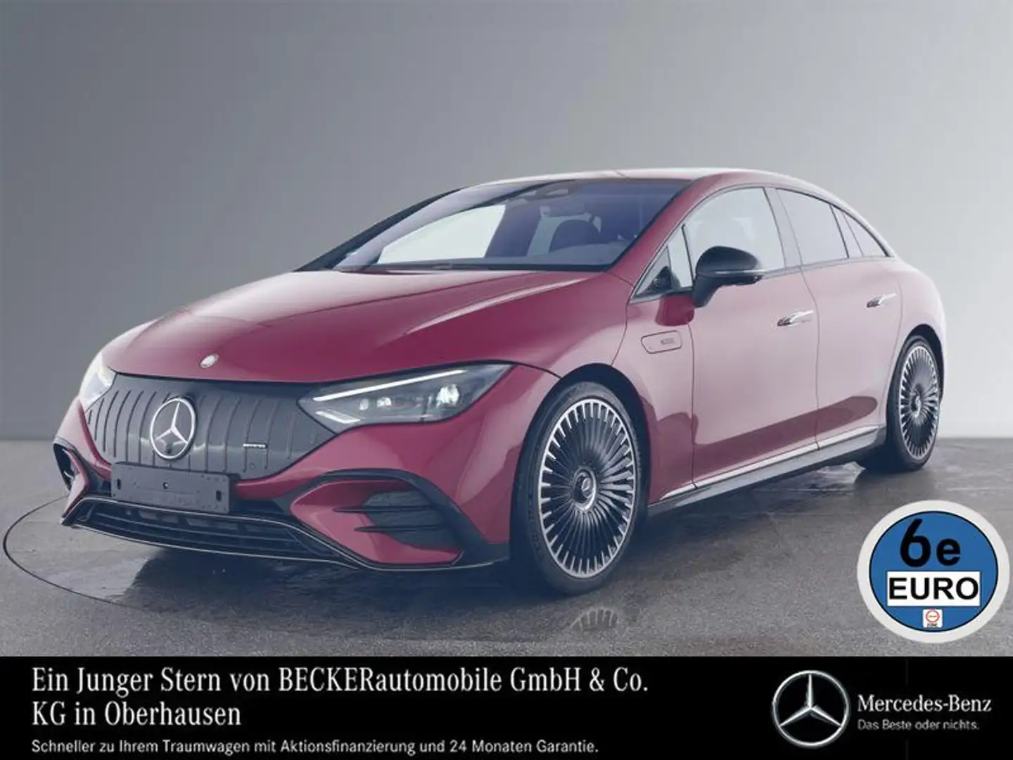 Mercedes-Benz EQE 53 PREMIUM HYPERSCREEN NIGHT HIA Lenkung Rood - 1