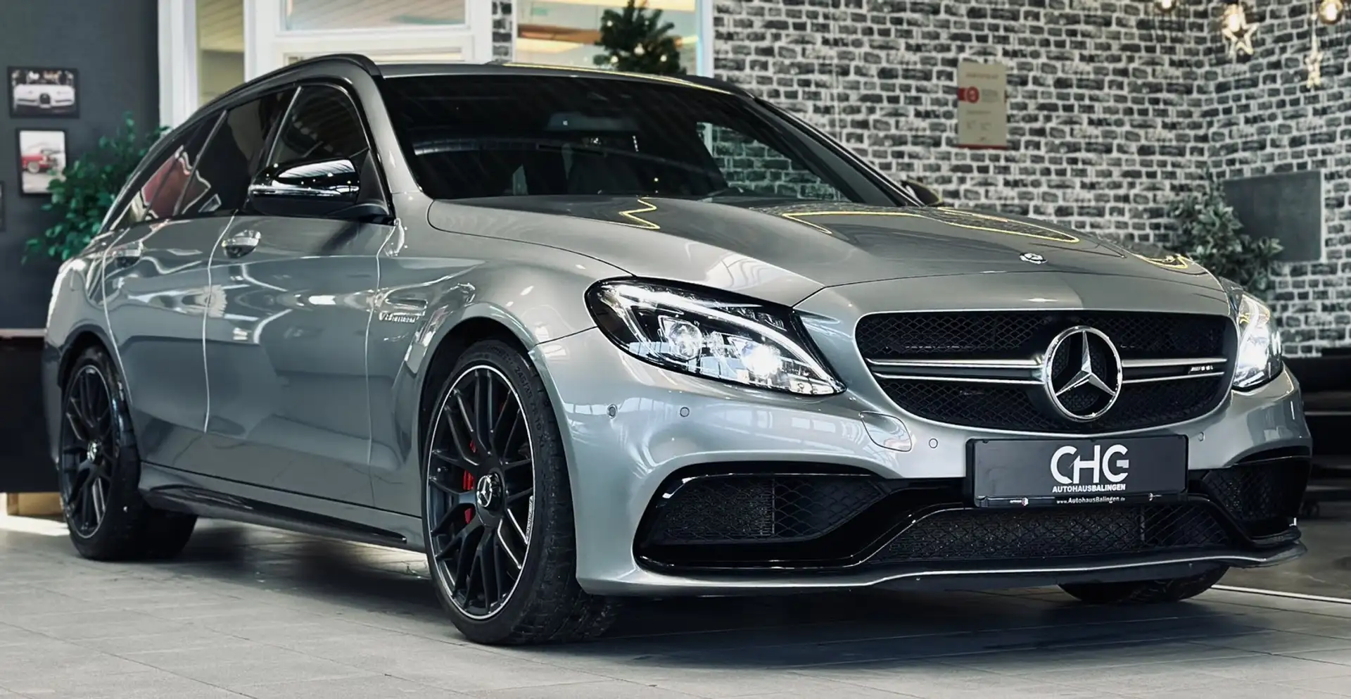 Mercedes-Benz C 63 AMG S T |Perfor.Sitze|Sport-Auspuffanlage|LED| Silber - 1