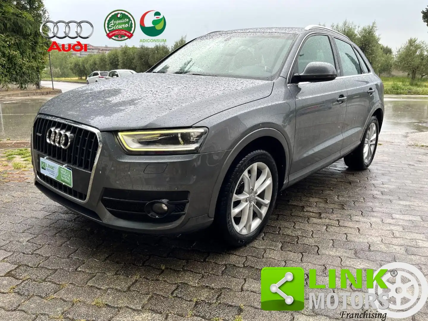 Audi Q3 2.0 TDI 140 CV quattro S tronic S Line Edition Gris - 1