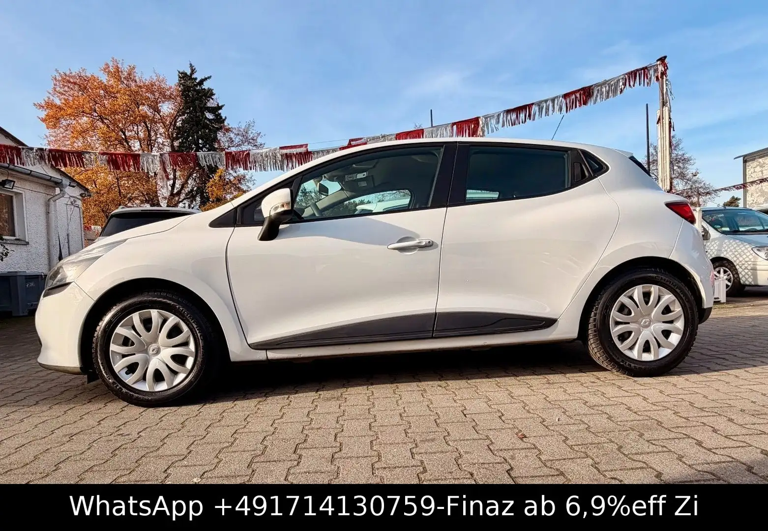 Renault Clio IV Expression-1.HAND-KLIMA-NAVI-TEMP-TÜVNEU Weiß - 2