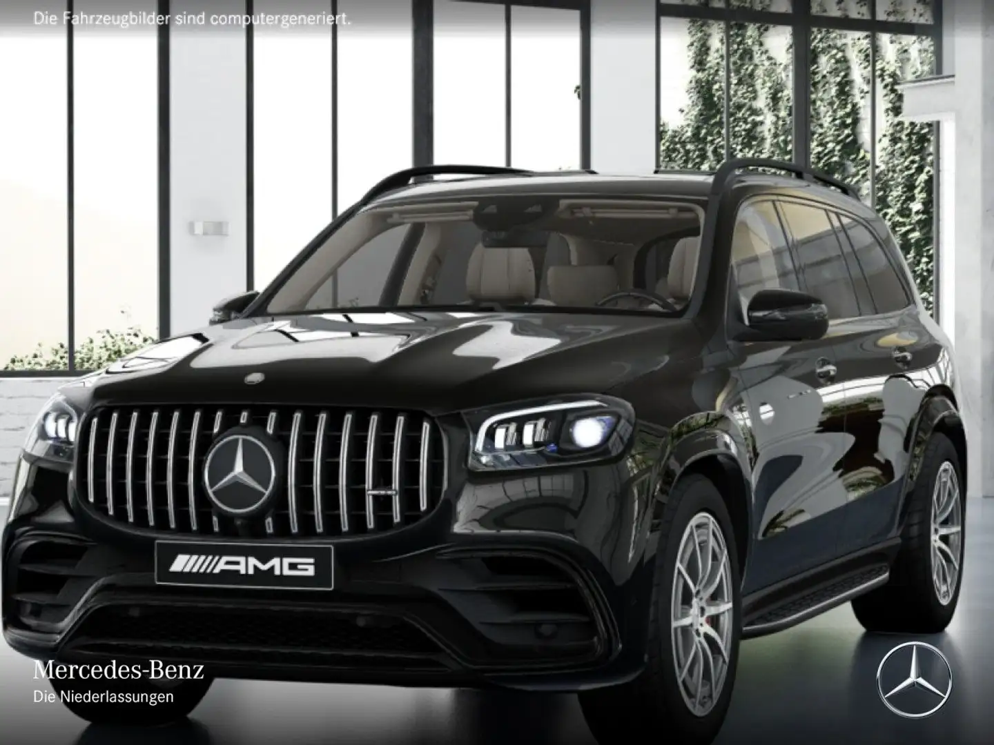 Mercedes-Benz GLS 63 AMG GLS 63 4M NIGHT+PANO+360+AHK+MULTIBEAM+CARBON+HUD Negru - 2