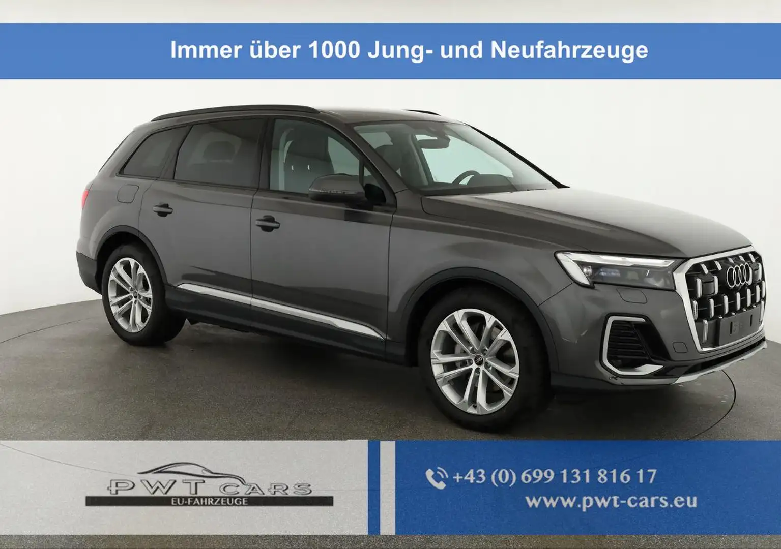 Audi Q7 50 TDI quattro, Luft, AHK, Leder, Kamera, Tour,... Grau - 1