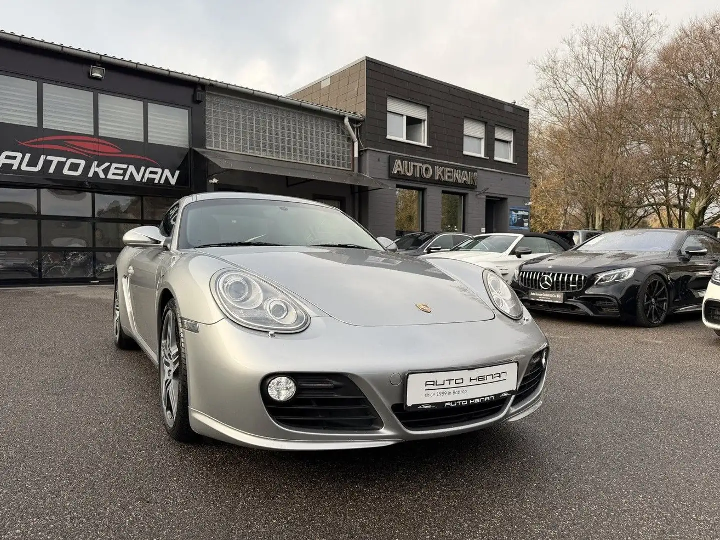 Porsche Cayman S 1.Hand/Navi/LederBraun/Chrono/19'Turbo Silber - 1