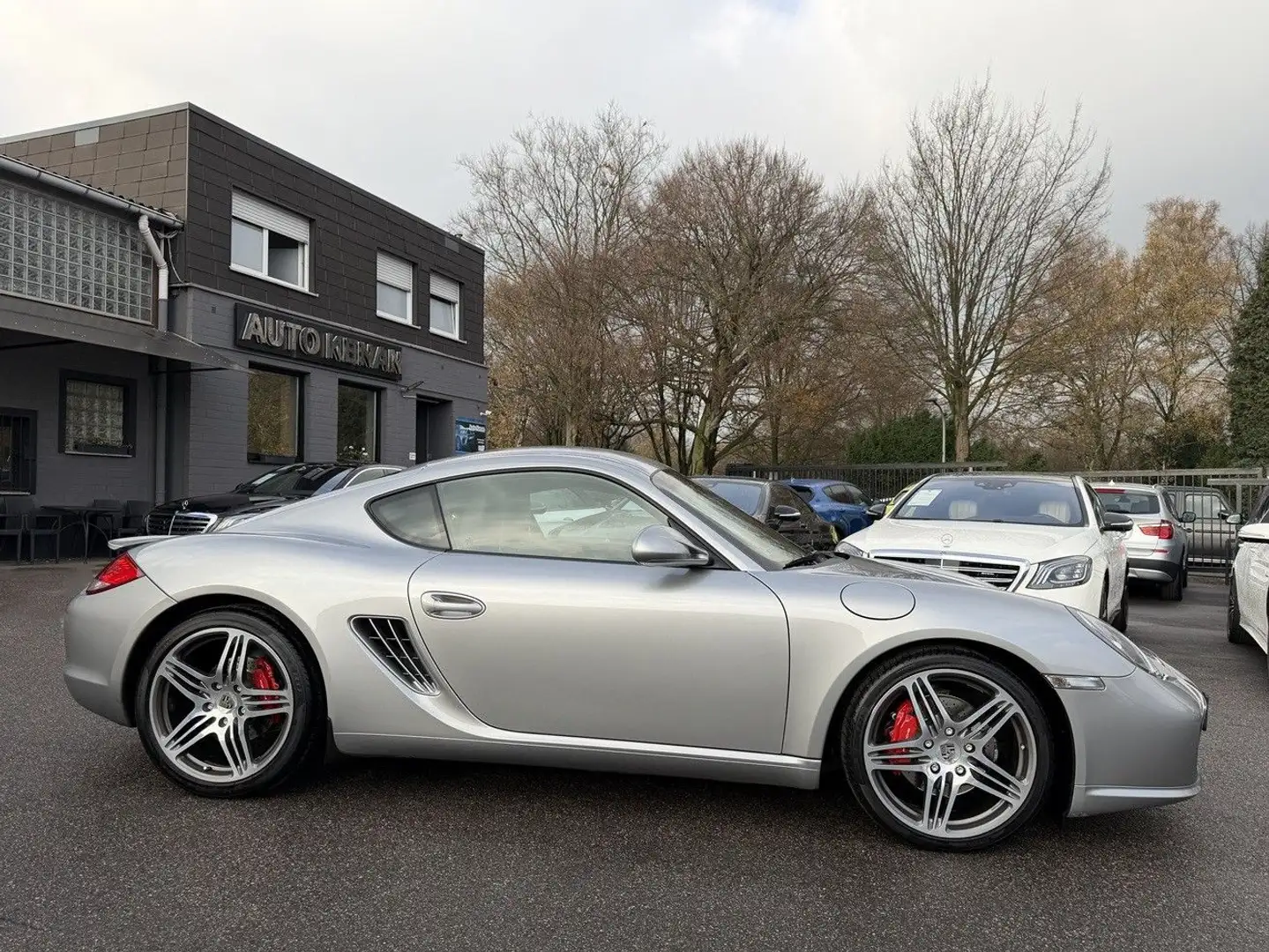 Porsche Cayman S 1.Hand/Navi/LederBraun/Chrono/19'Turbo Silber - 2