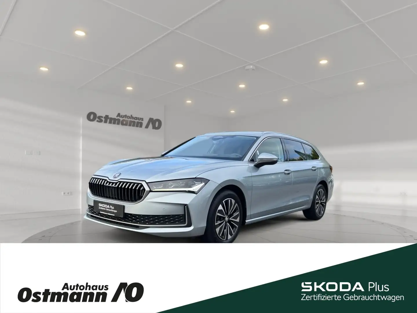 Skoda Superb Combi Selec. TDI DSG LED*Standheizung*AHK Silber - 1