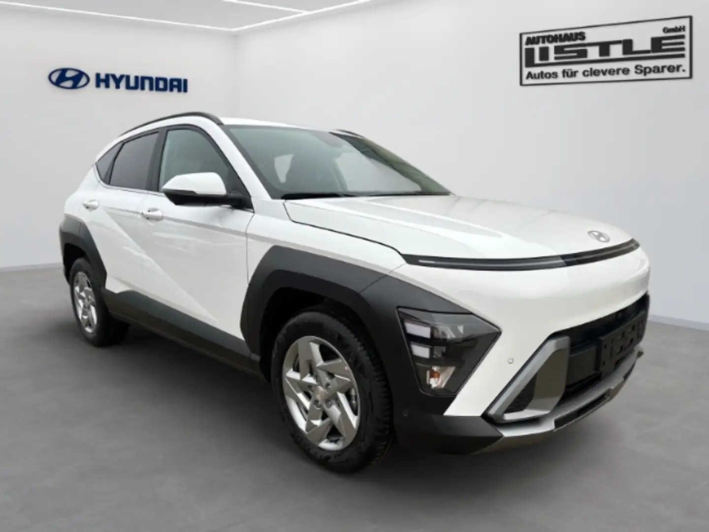 Hyundai KONA MY25 1.6 Trend DCT elektrische Heckklappe Lagerfah Weiß - 2