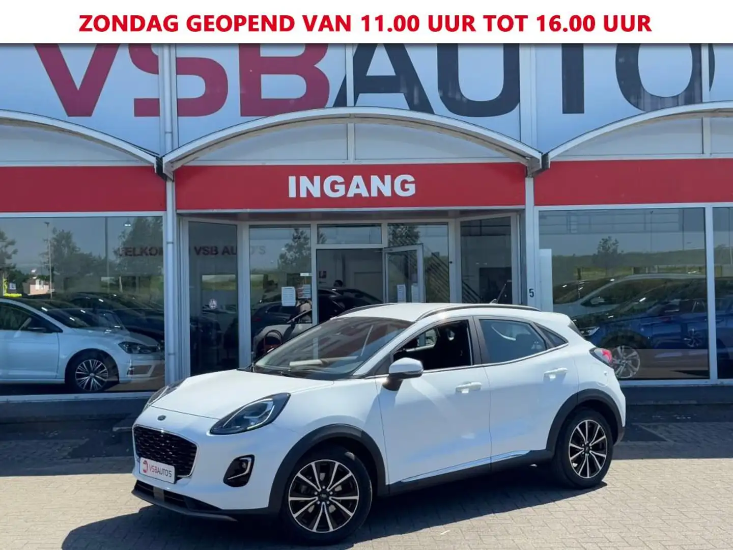 Ford Puma 1.0 ECOBOOST TITANIUM HYBRID NAVI CARPLAY LMV AIRC Blanco - 1