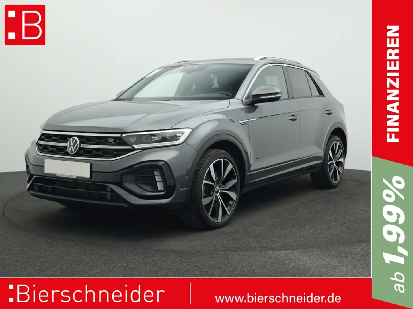 Volkswagen T-Roc 2.0 TDI DSG R-Line 5-J-GAR AHK PANO KAMERA Grau - 1