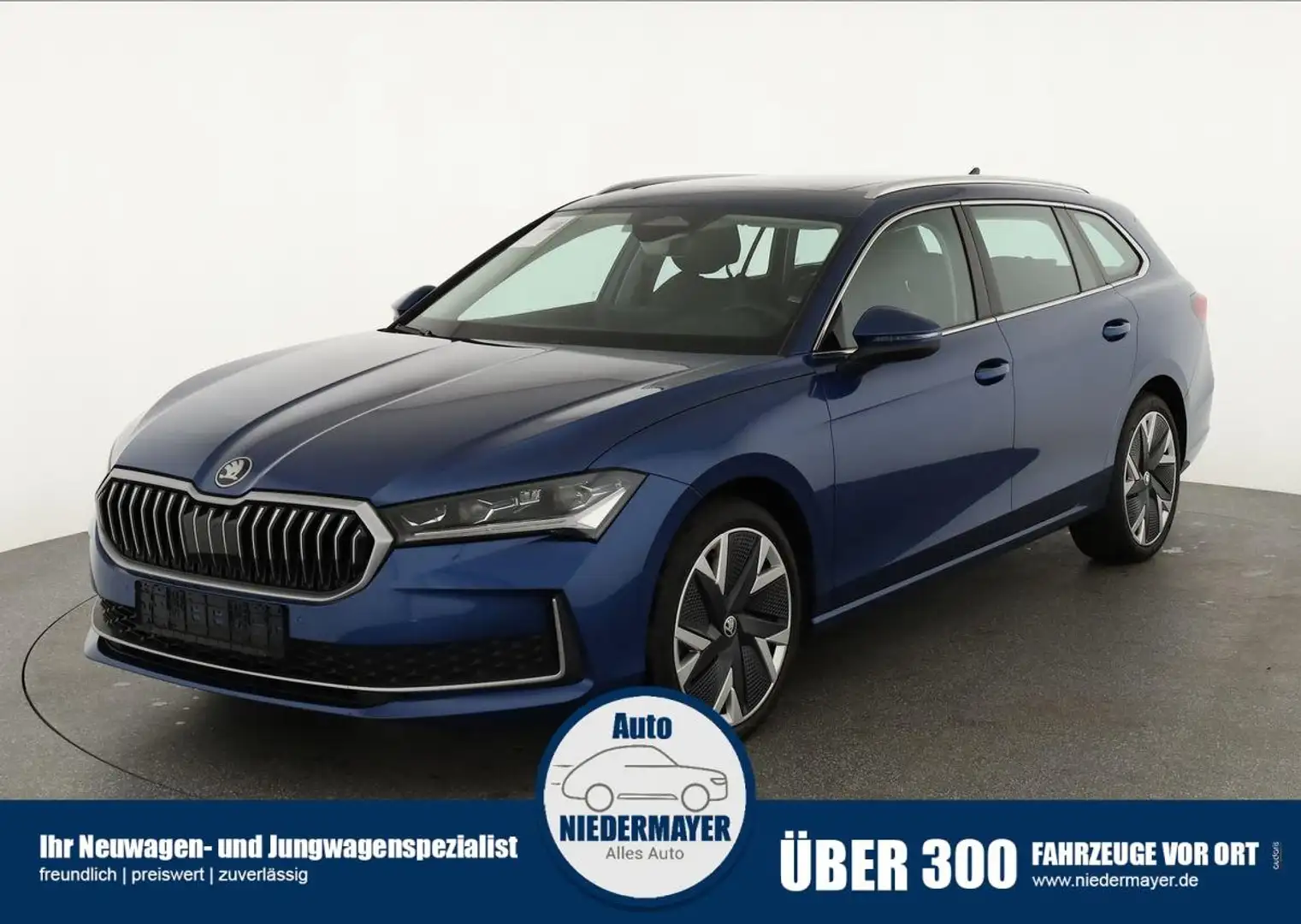 Skoda Superb Combi TDI DSG 4x4 Selection, Standheizung, Pano, A Blau - 1