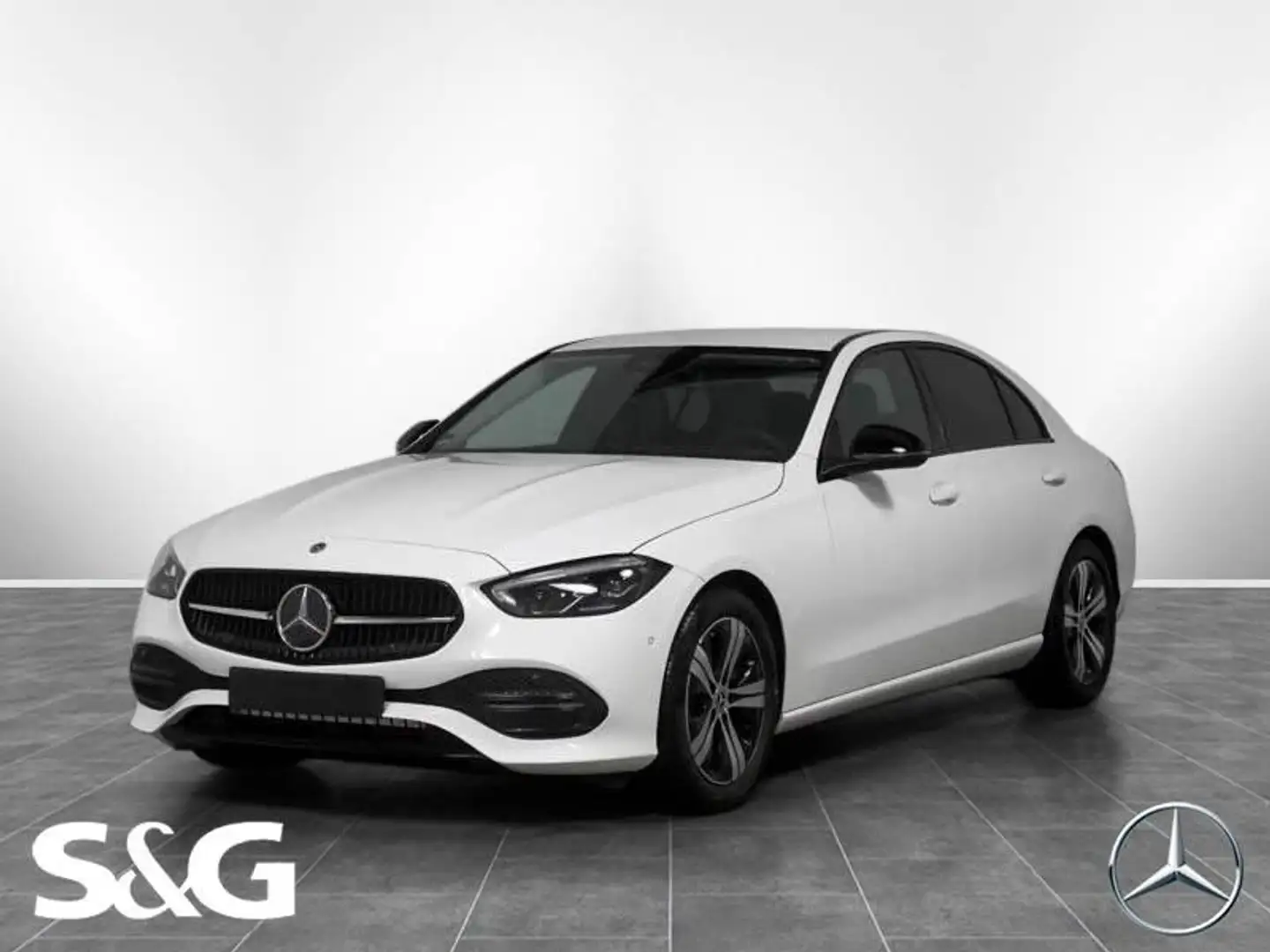 Mercedes-Benz C 180 AVANTGARDE Night+MBUX+RückKamera+LED+17 Bianco - 1