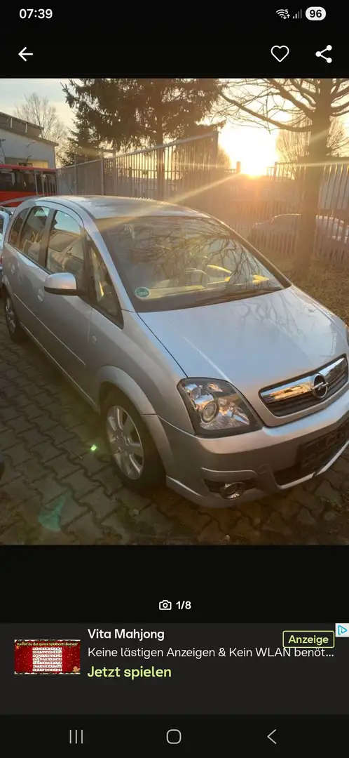 Opel Meriva Meriva 1.6 16VCosmo Silber - 1