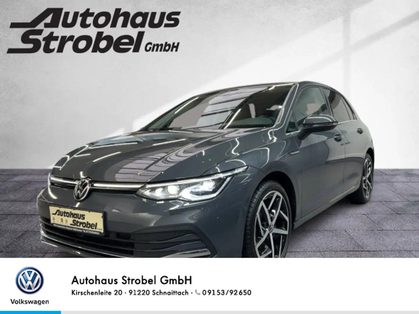 Volkswagen Golf VIII 1.5 eTSI DSG Style ACC Navi Kamera LED Grau - 1