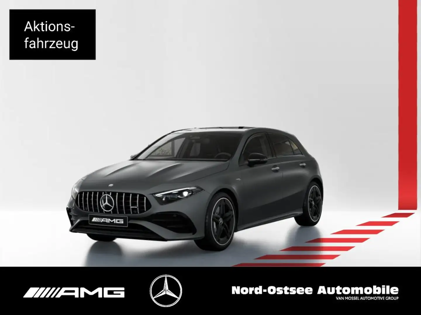 Mercedes-Benz A 35 AMG 4m NIGHT PANO AHK DISTRONIC MULTIBEAM Grey - 1