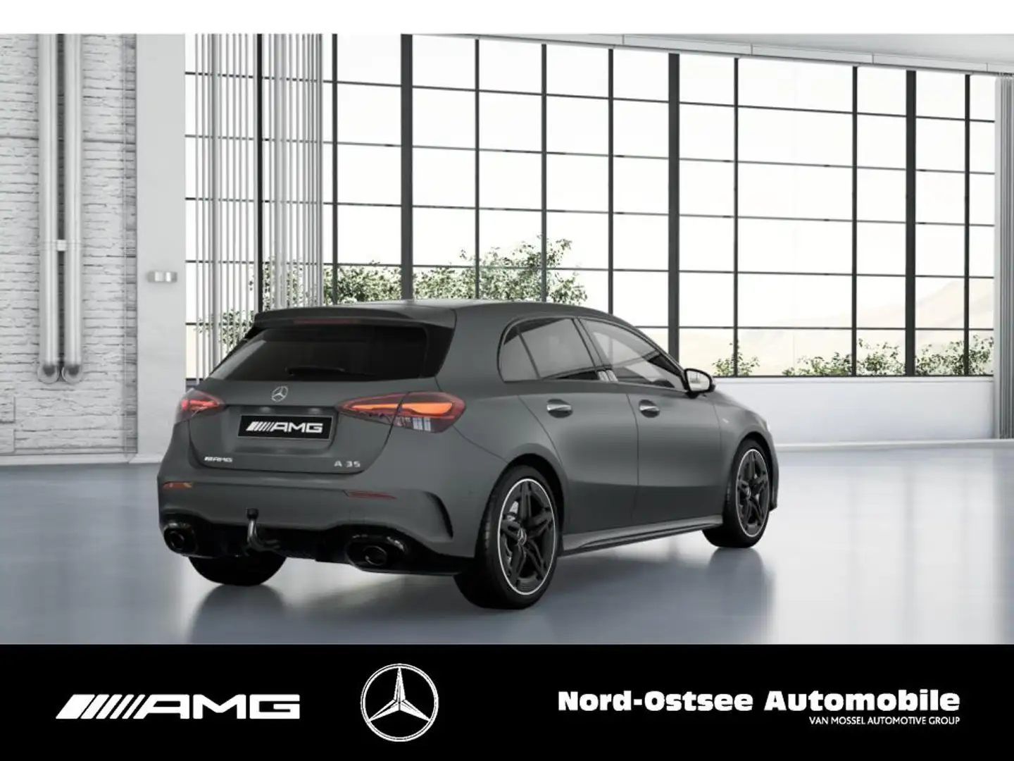 Mercedes-Benz A 35 AMG 4m NIGHT PANO AHK DISTRONIC MULTIBEAM Grey - 2