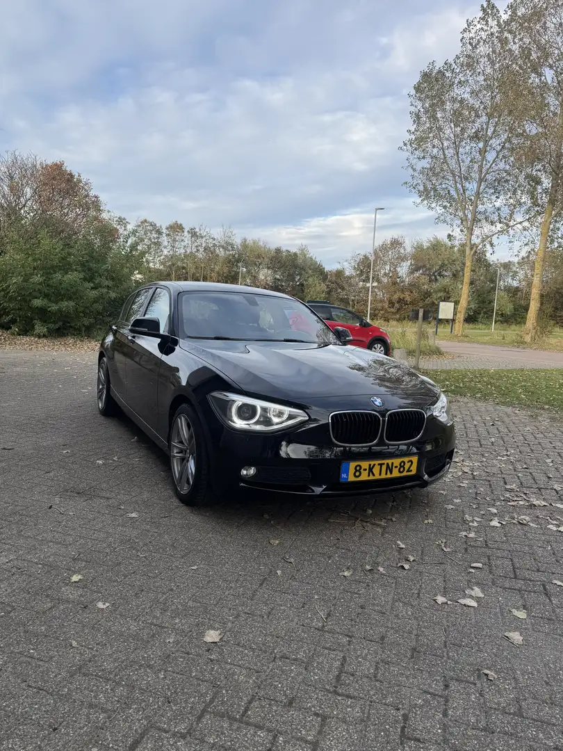 BMW 114 1-Serie 114I 75KW 5-DR 2013 Zwart Black - 2