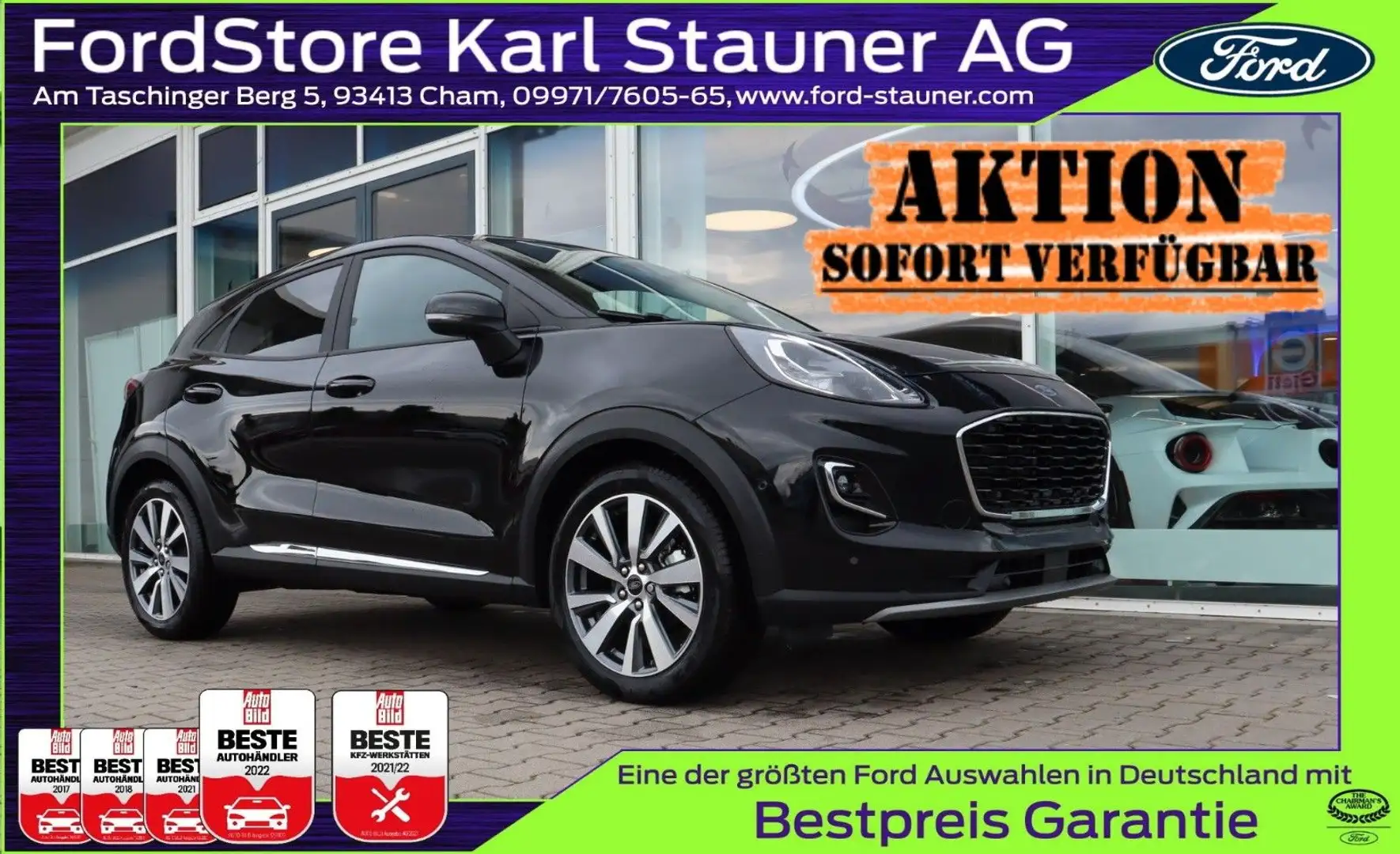 Ford Puma Titanium X 1.0 Park-Assistent B&O 18" Schwarz - 1