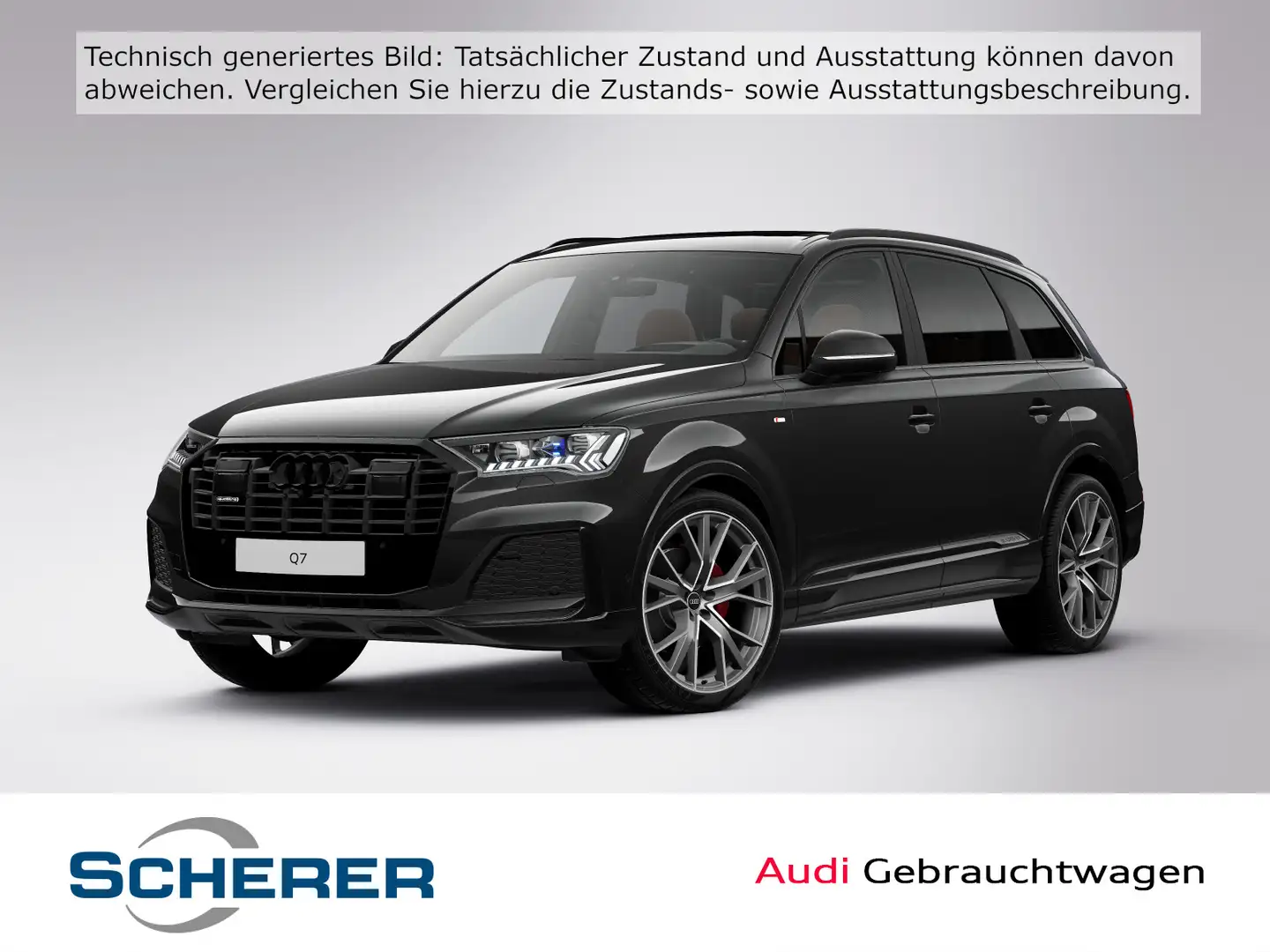 Audi Q7 S line 50 TDI quattro 210(286) kW(PS) tiptron Schwarz - 1