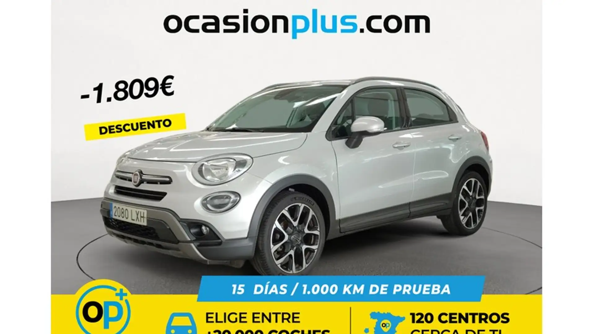 Fiat 500X 1.6Mjt S&S Cross 97kW Gris - 1