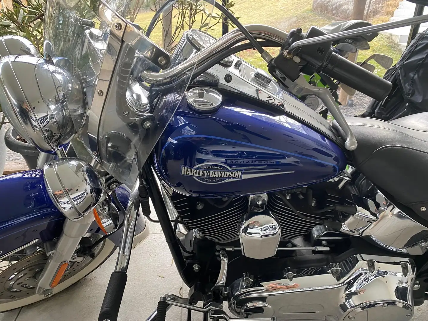 Harley-Davidson Heritage Softail FLSTC Albastru - 1