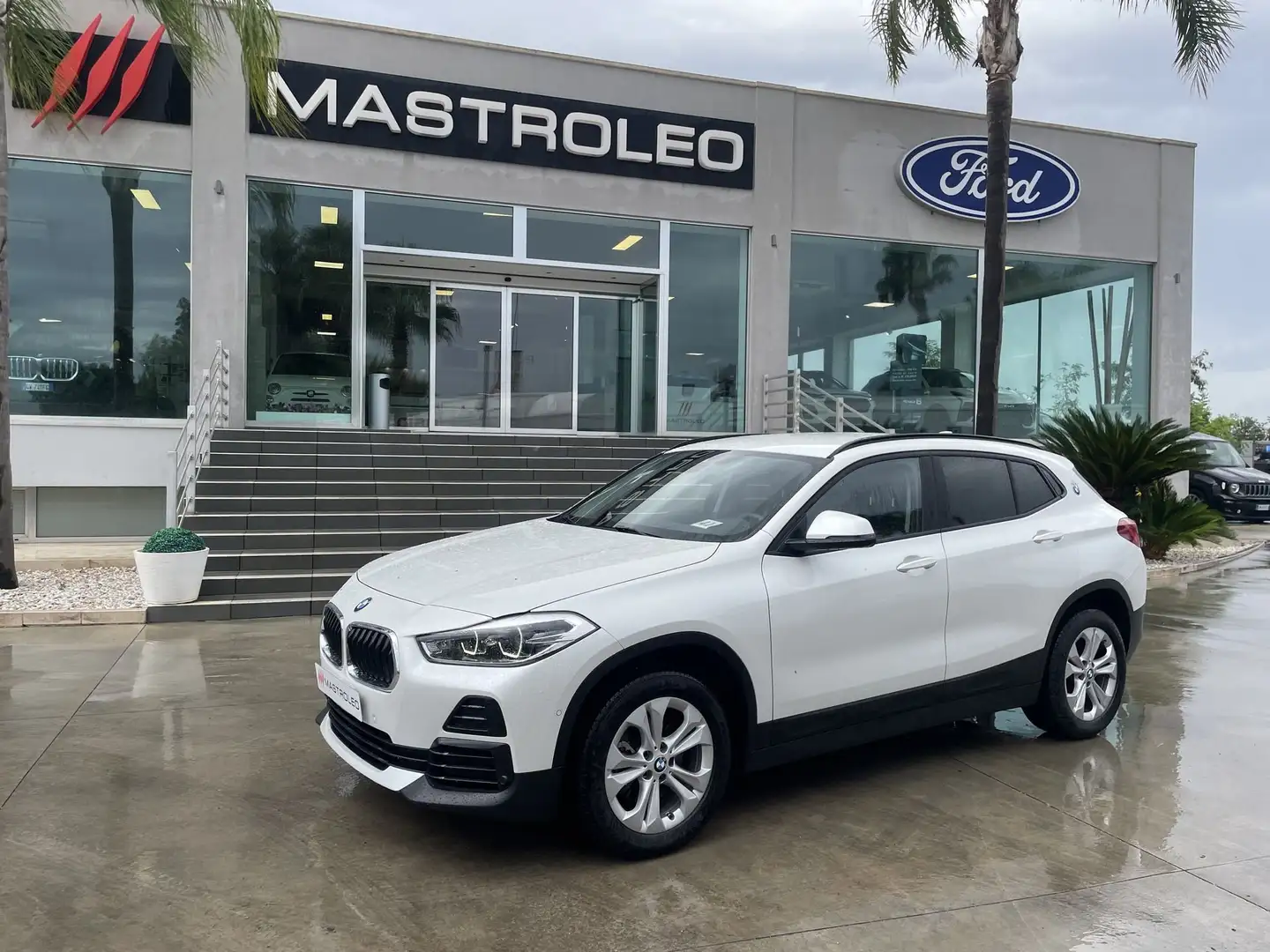 BMW X2 X2 sdrive18d Business X auto,Chilometri Certifioc Blanco - 2