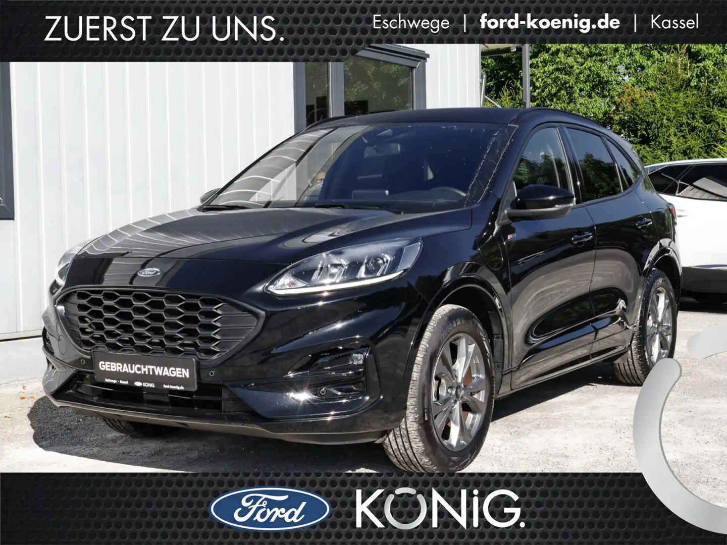 Ford Kuga ST-Line Plug-in-Hybrid Auto+AHK+Sitzheizung Klima Schwarz - 1