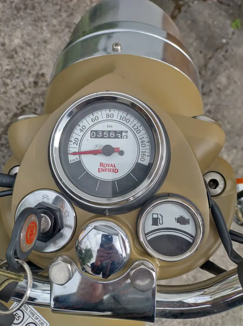 Royal Enfield Classic 500 Desert Storm Beżowy - 2