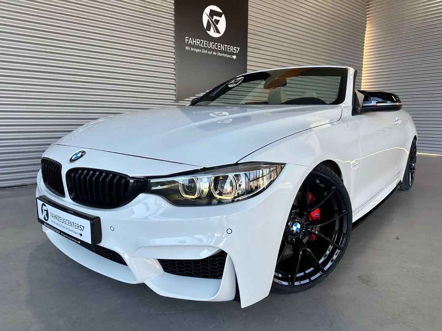 BMW 440 i Cabrio M4 OPTIK/H&K/LED/CARPLAY/TOTW/RFK Blanc - 1