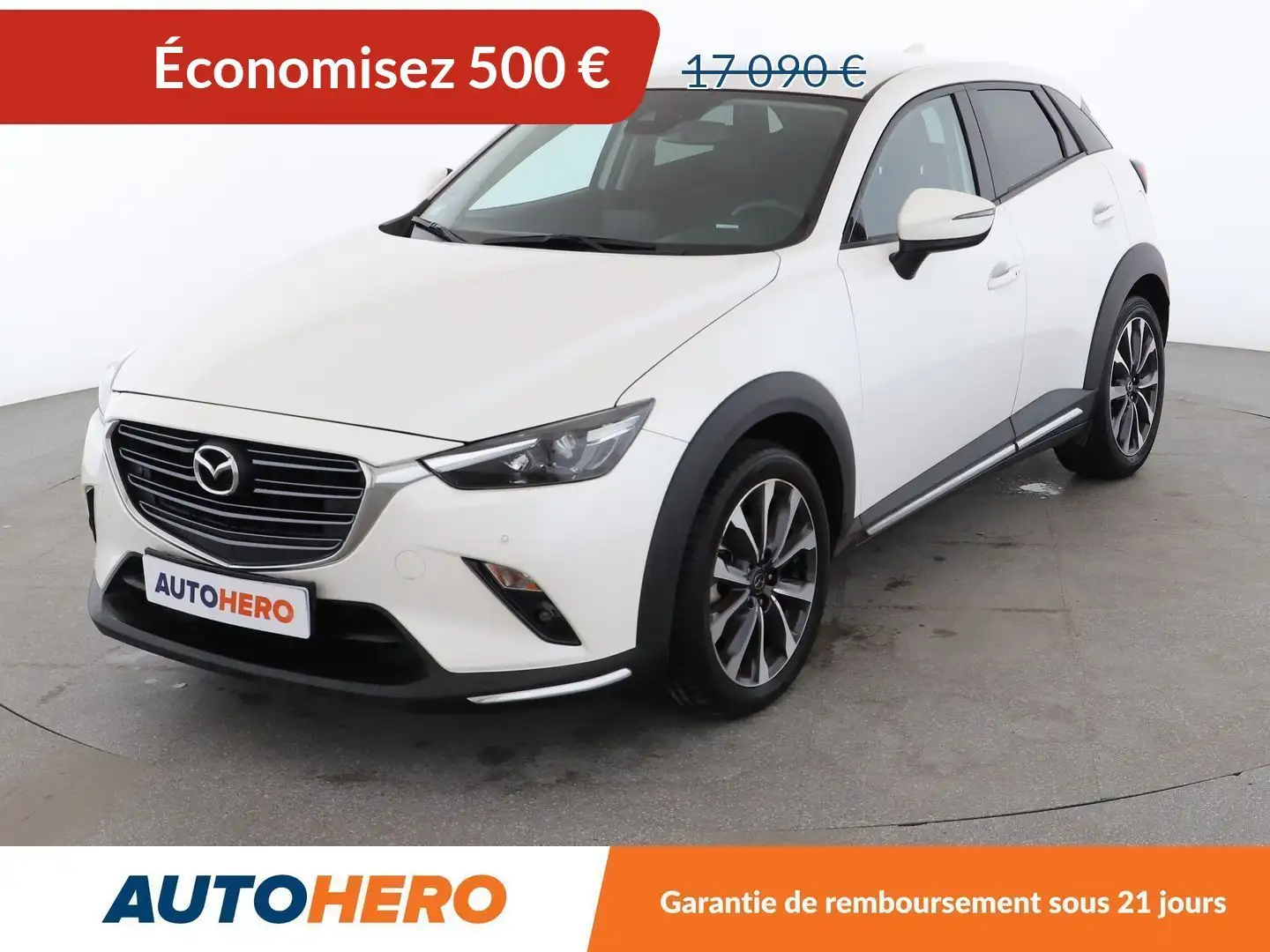 Mazda CX-3 2.0 Skyactiv-G Selection Skyactiv-Drive Blanc - 1