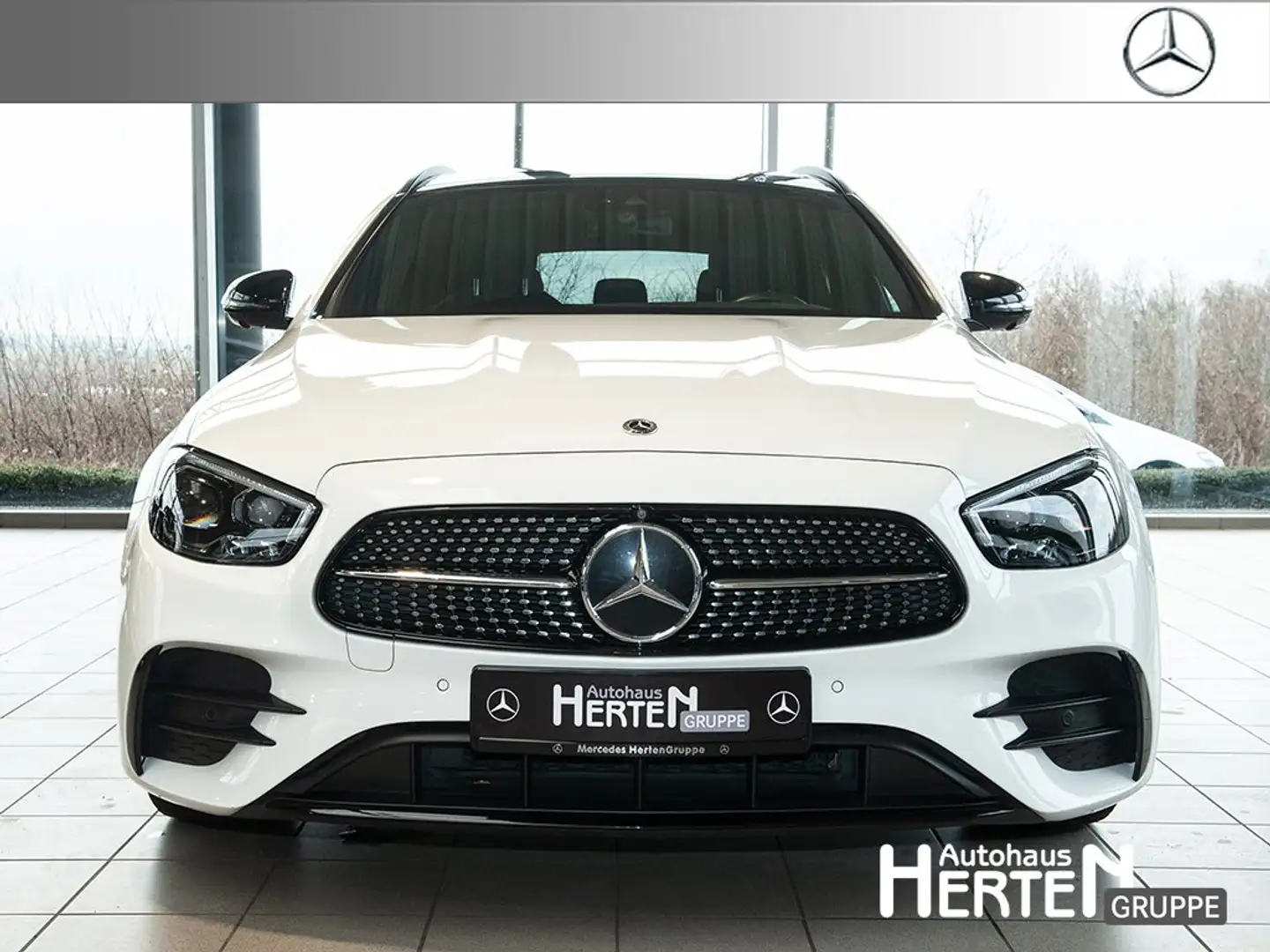 Mercedes-Benz E 220 T d +AMG+NIGHT+360°+LED+AHK+PANO+BURMESTER Bianco - 2