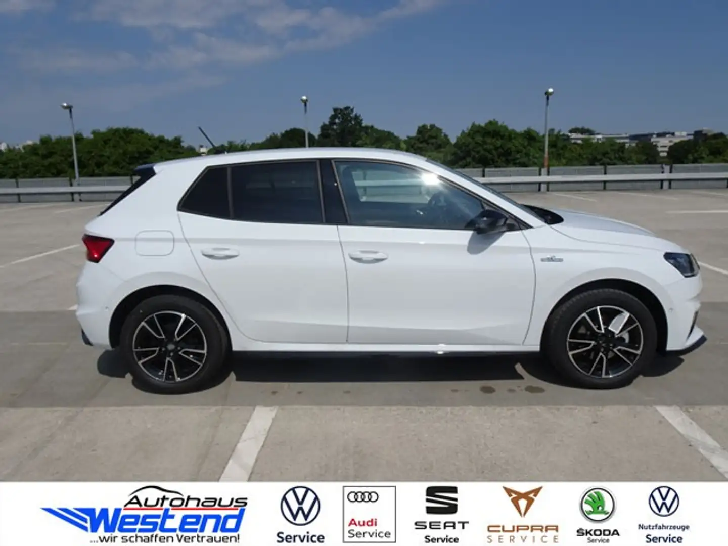 Skoda Fabia Monte Carlo 1.0l TSI 85kW Automatik LED Klima Weiß - 2
