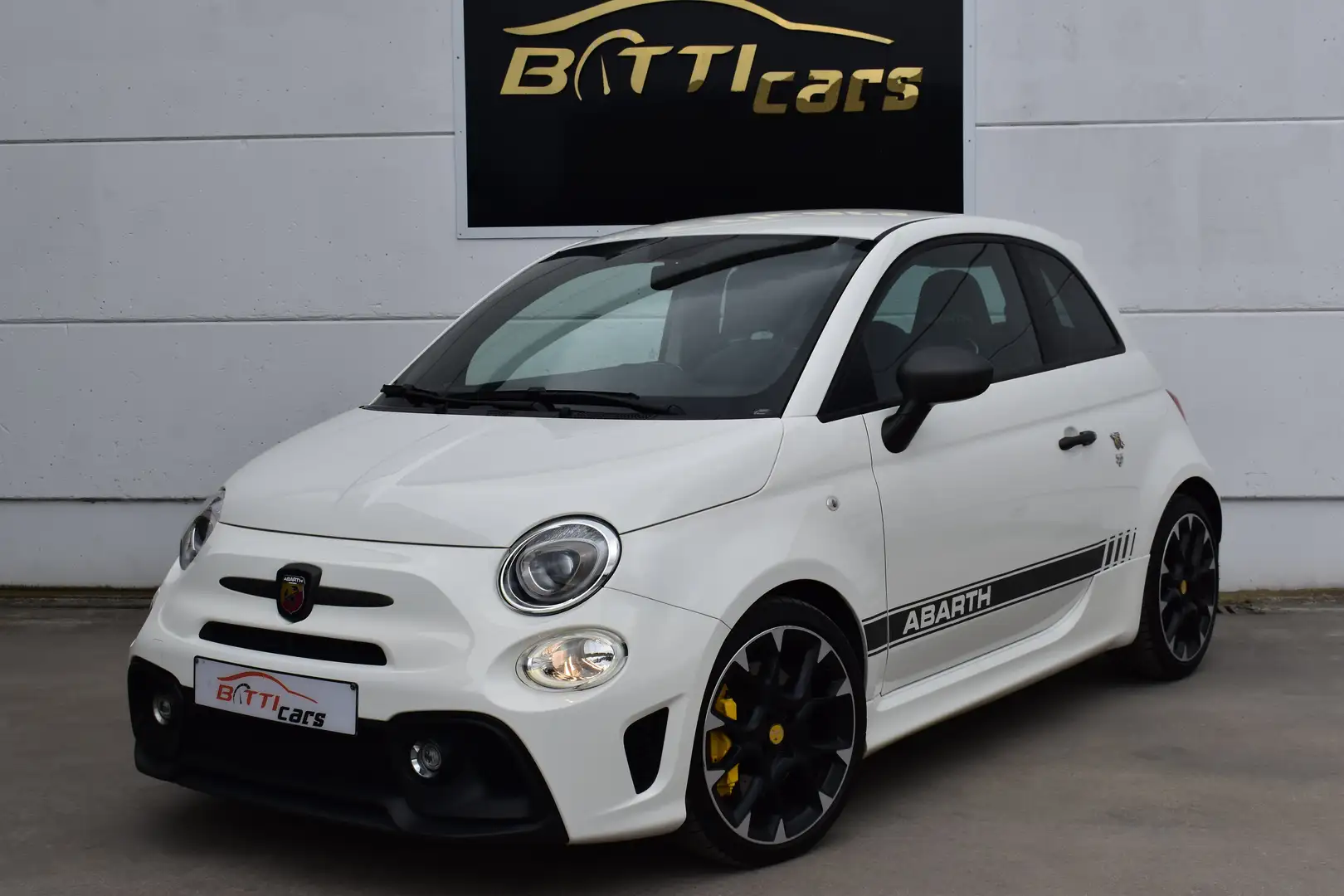 Fiat 595 Abarth Automaat Competizione* Leder* Airco* Navi* PDC Blanc - 1
