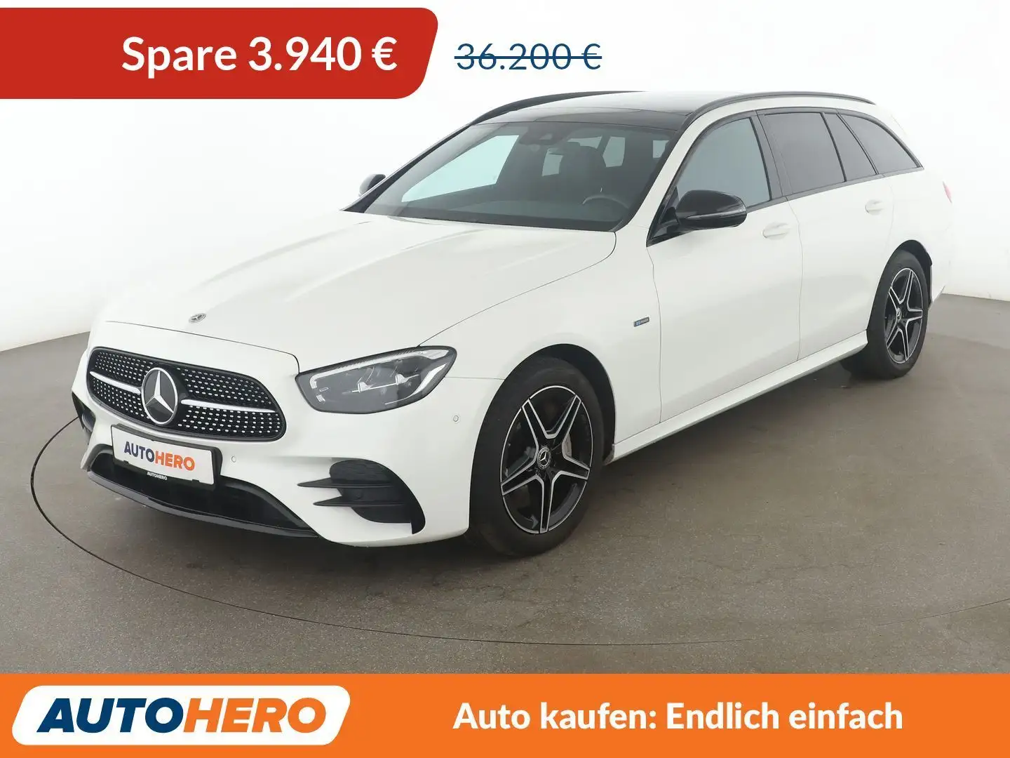 Mercedes-Benz E 300 E 300e T AMG Line Aut.*NAVI*LED*CAM*PDC* Weiß - 1