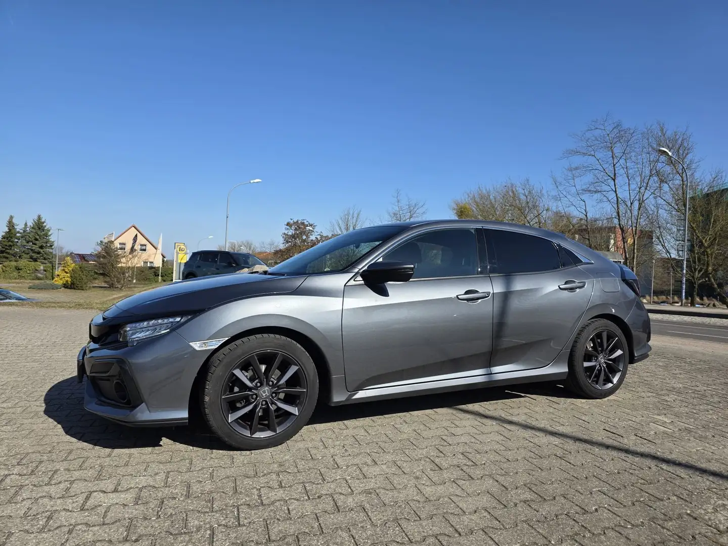 Honda Civic 1.0 Elegance AT NAVI LED PDC+Kamera ACC SHZ Klimaa Grau - 2