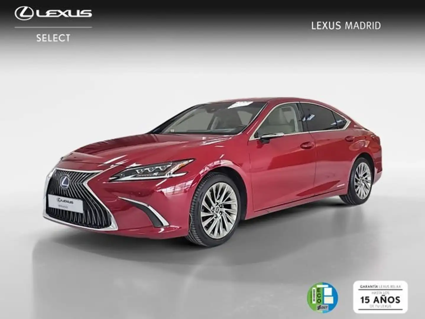 Lexus ES 300 300h Luxury D-View Rojo - 1