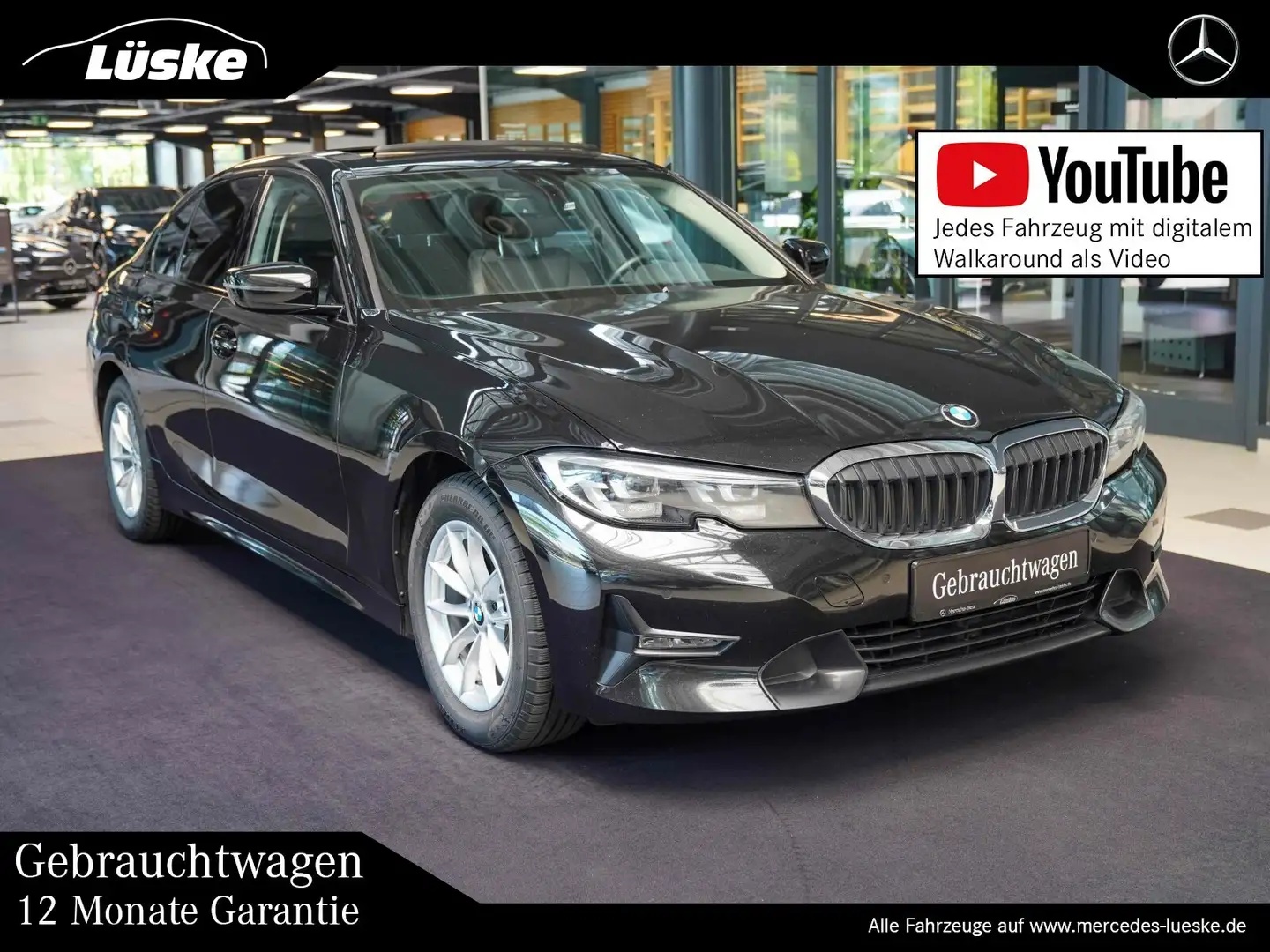 BMW 320 320 d Sport Line Schiebedach Live Cockpit+ LED Black - 1