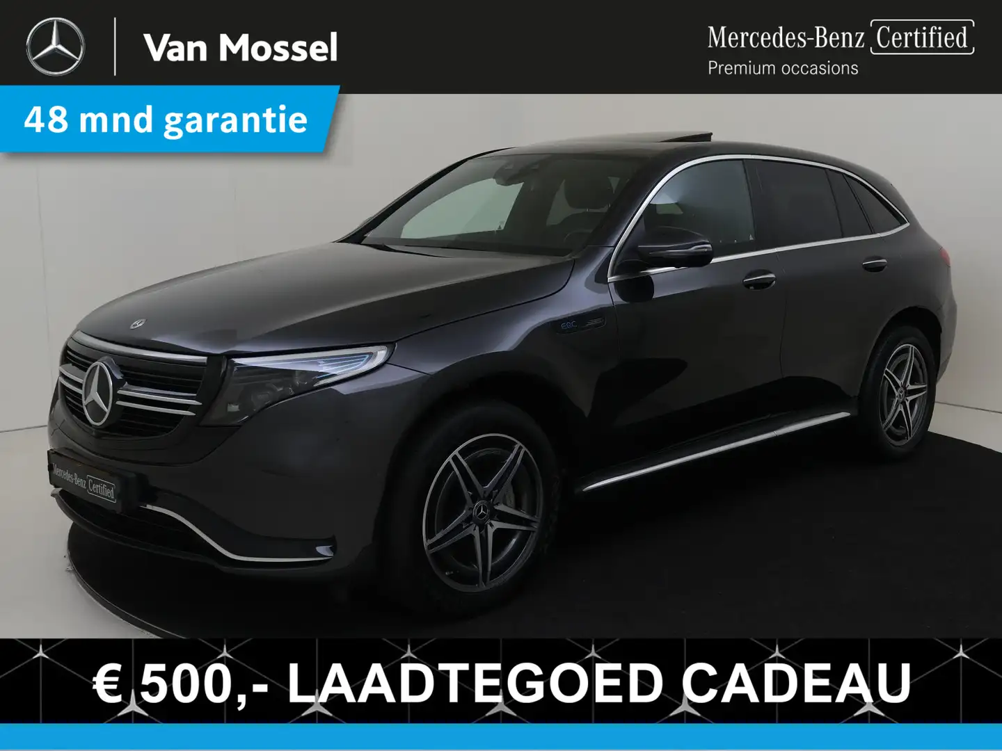 Mercedes-Benz EQC 400 4MATIC Premium 80 kWh / AMG/ Schuifdak/ Grau - 1