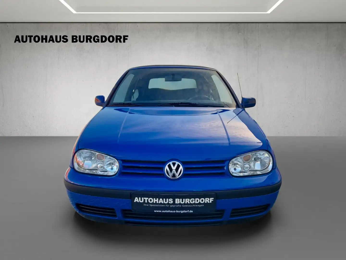 Volkswagen Golf Cabrio 1.6 EL. Fenster Sportsitze Alufelg. Blue - 2