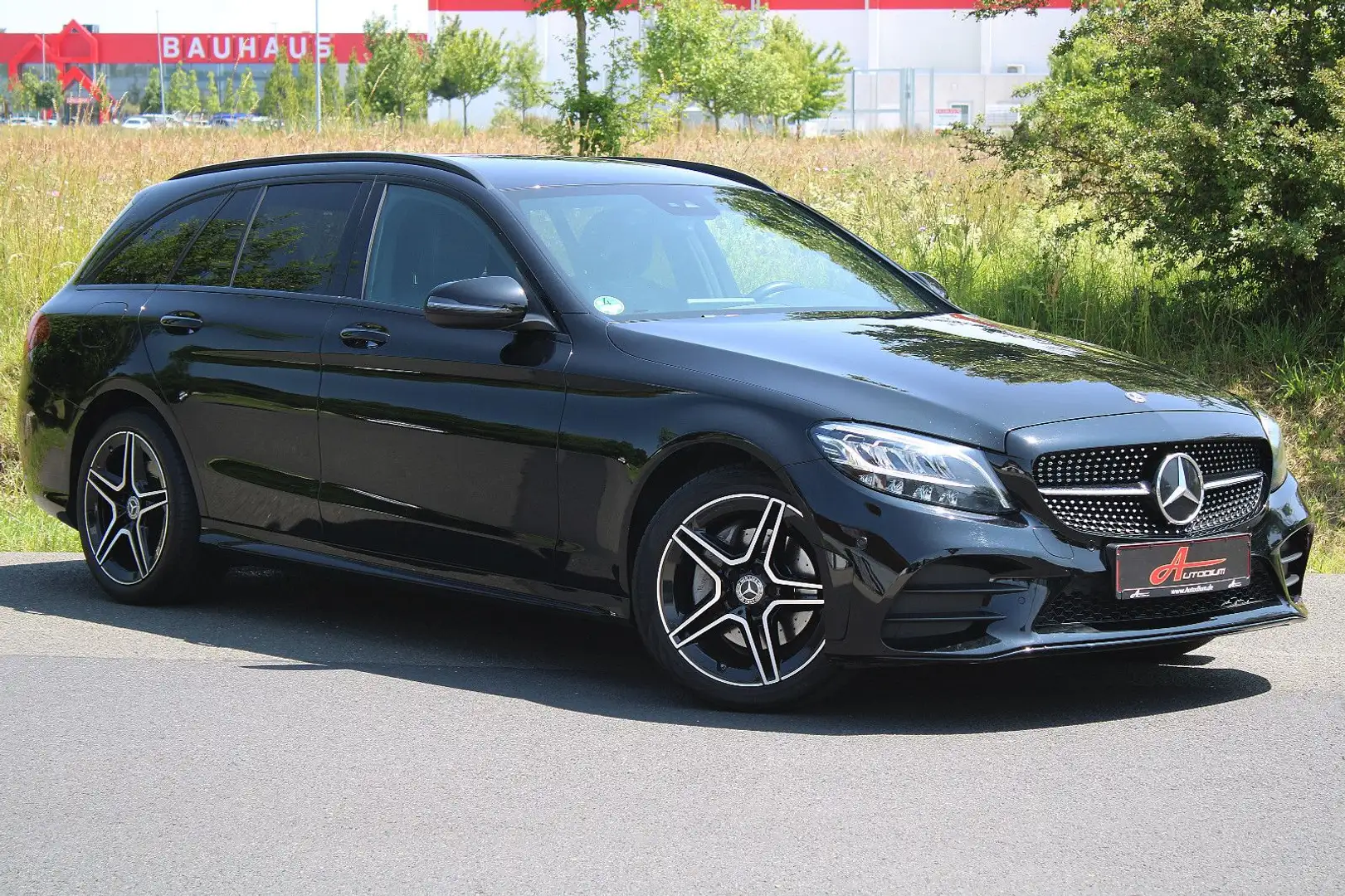 Mercedes-Benz C 220 d 4M *AMG-Line/Burmester/Distro/Night/Ambi* Schwarz - 2