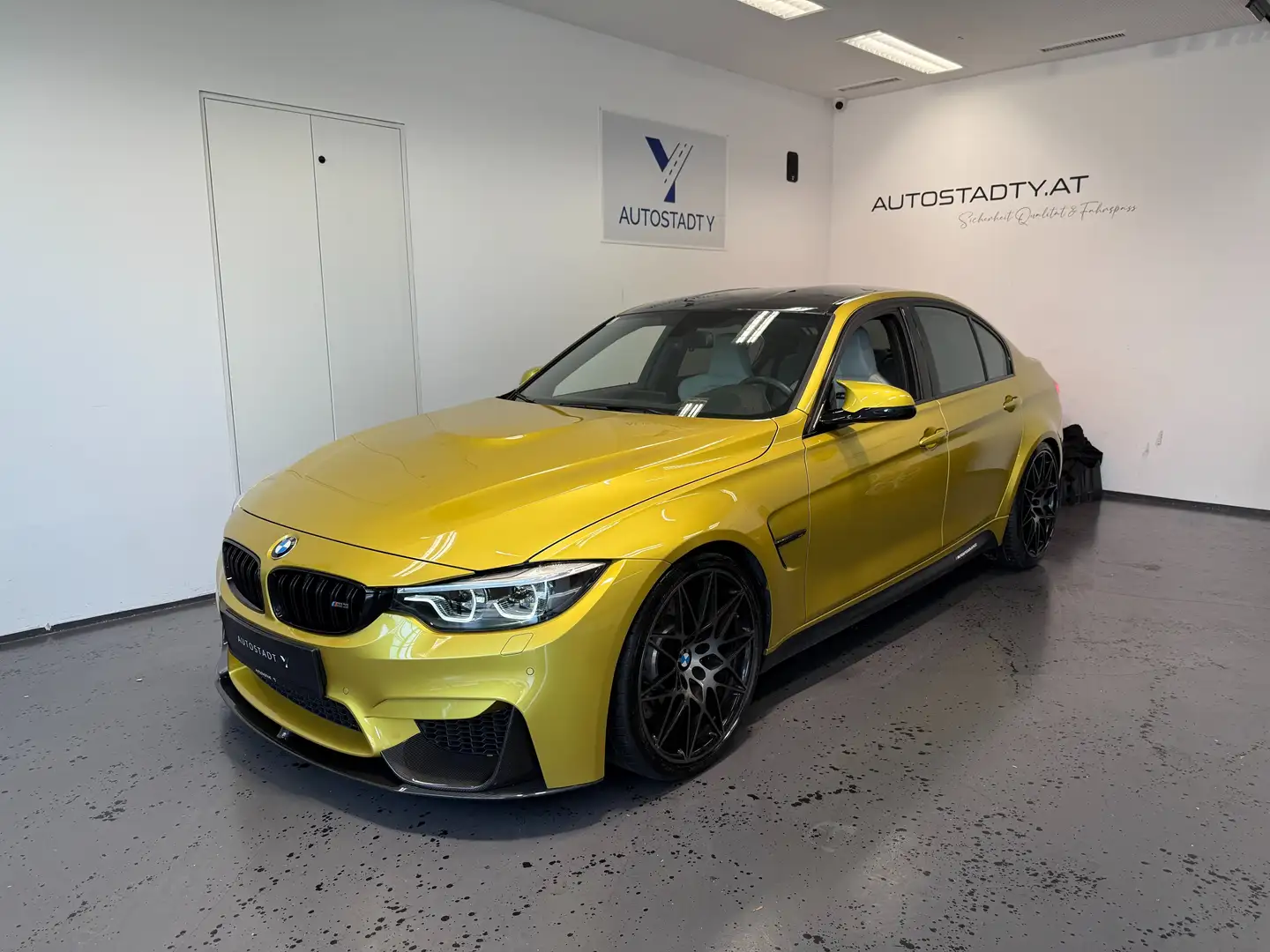 BMW M3 F80 Comp. *Ö-Auslieferung*Unfallfrei*nonOPF Gelb - 1