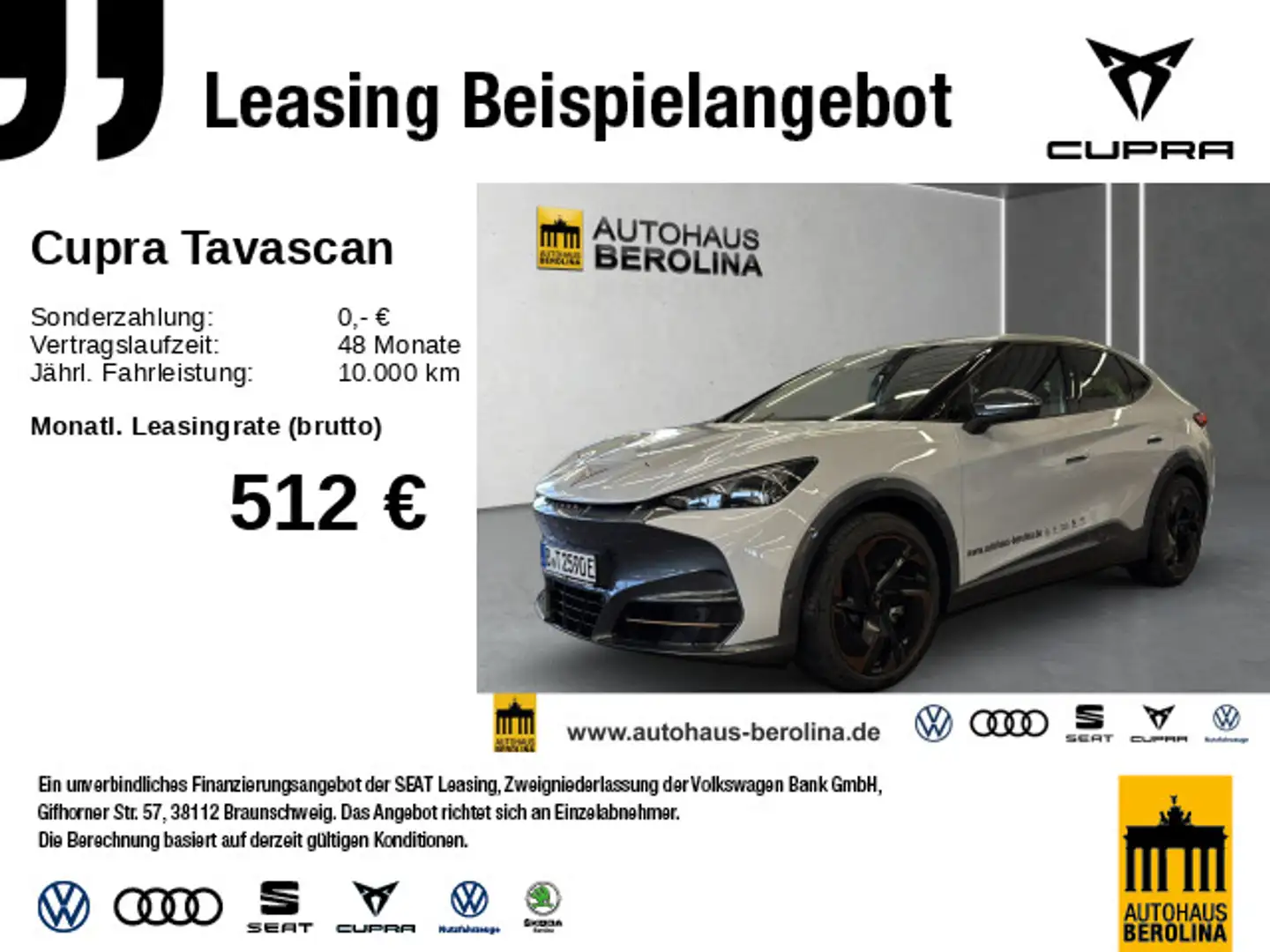 CUPRA Tavascan Endurance *MATRIX*Glasdach*HuD*ACC*SHZ* Weiß - 1