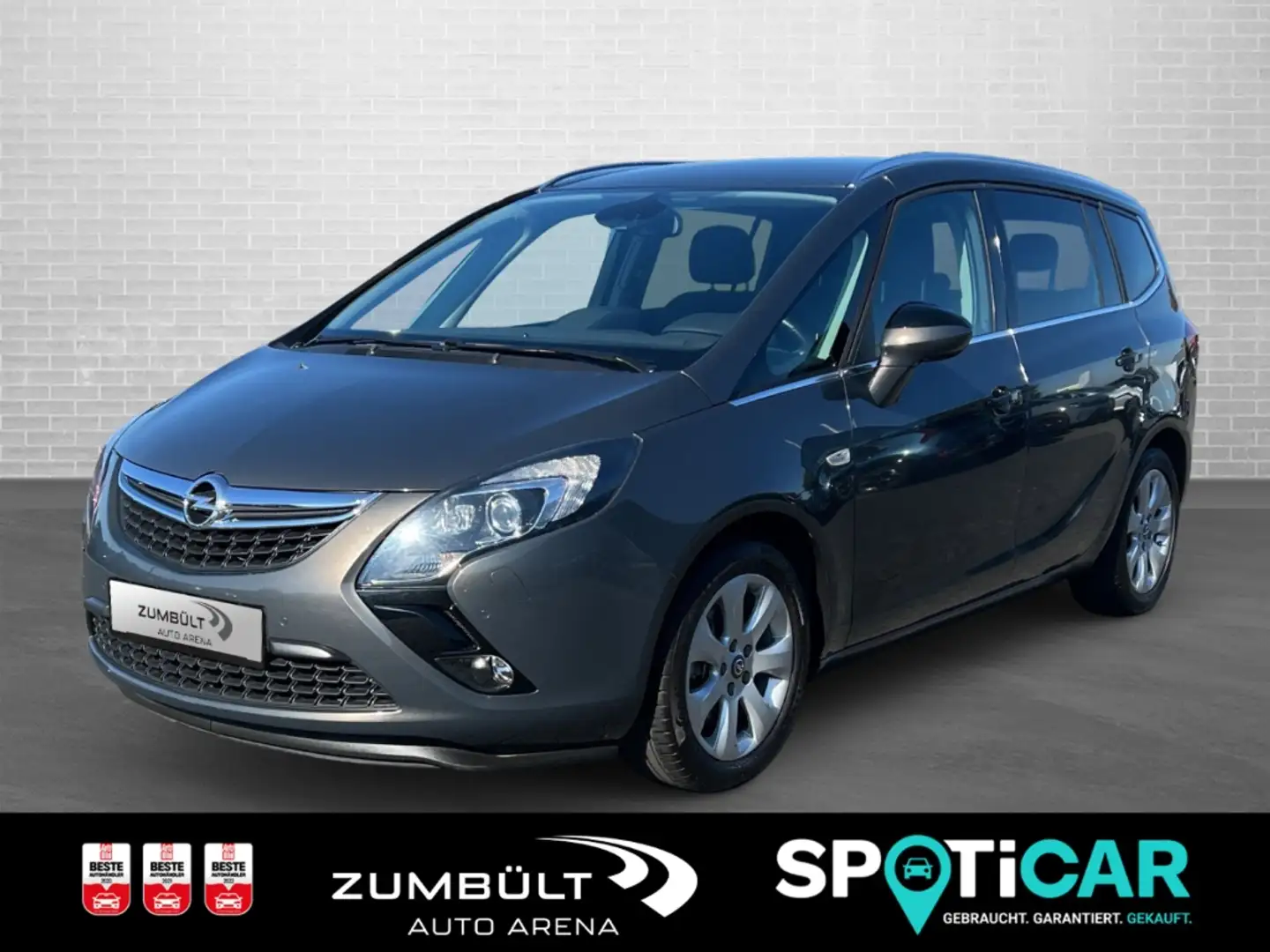 Opel Zafira Tourer INNO 1.4T +8-Fach Bereift AHK-abnehmbar Nav Grau - 1