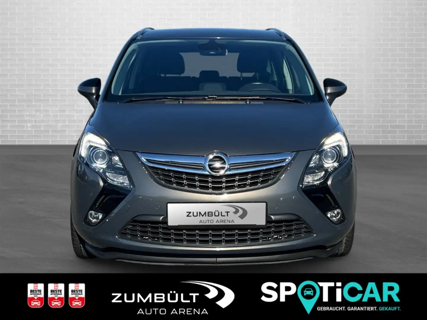 Opel Zafira Tourer INNO 1.4T +8-Fach Bereift AHK-abnehmbar Nav Grau - 2