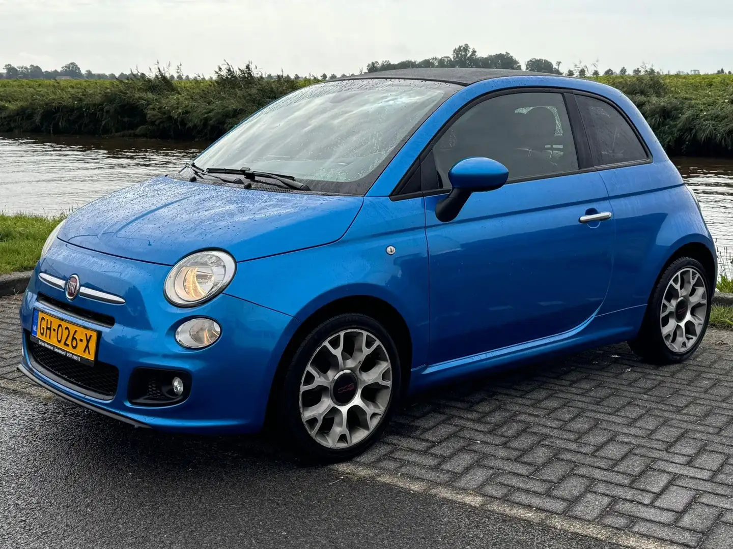 Fiat 500C 0.9 TwinAir Turbo 500S CABRIO / soundsystem Blauw - 2
