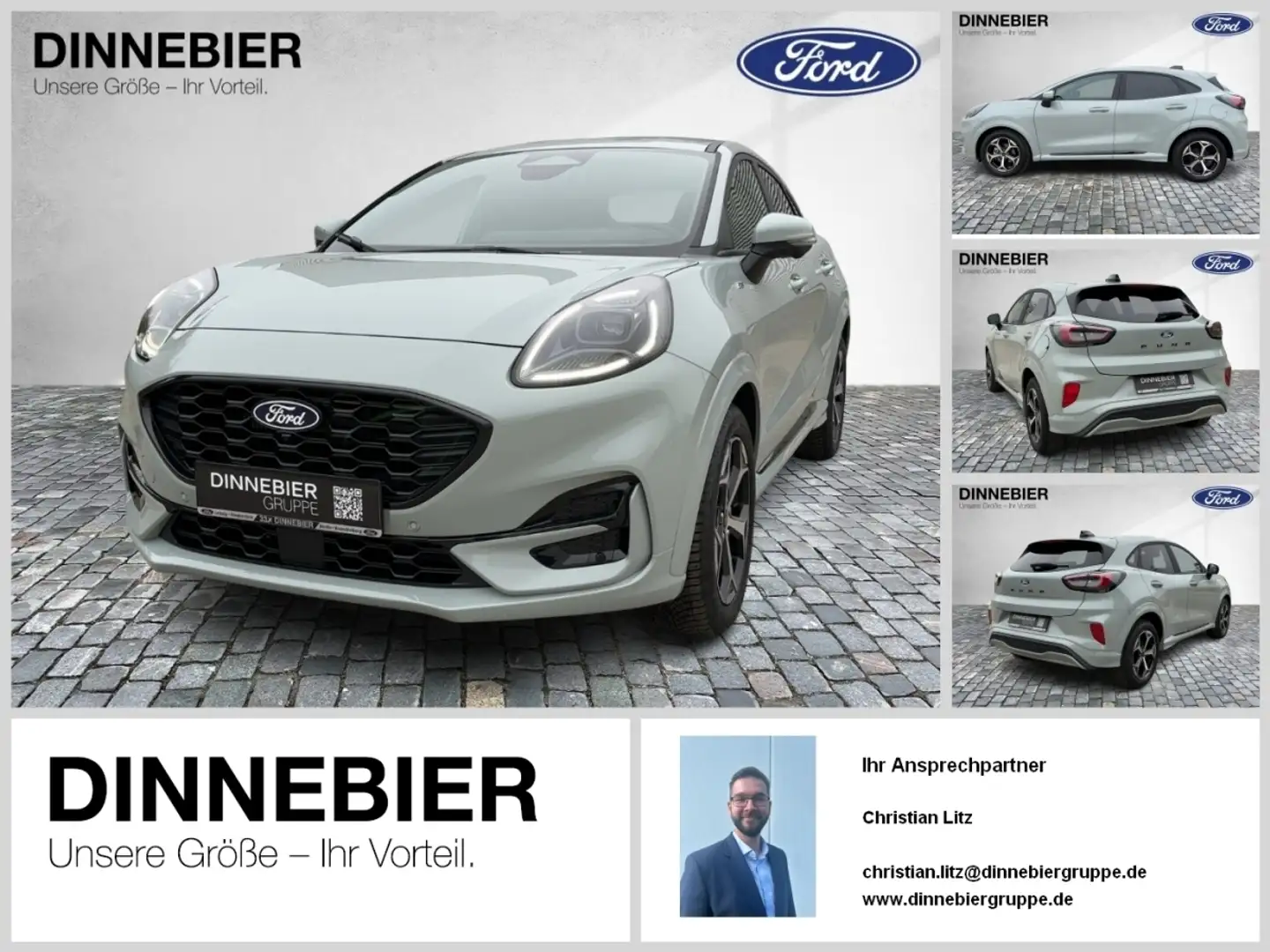 Ford Puma ST-Line LED+Navi+360°Kamera+Winterpaket Gris - 1