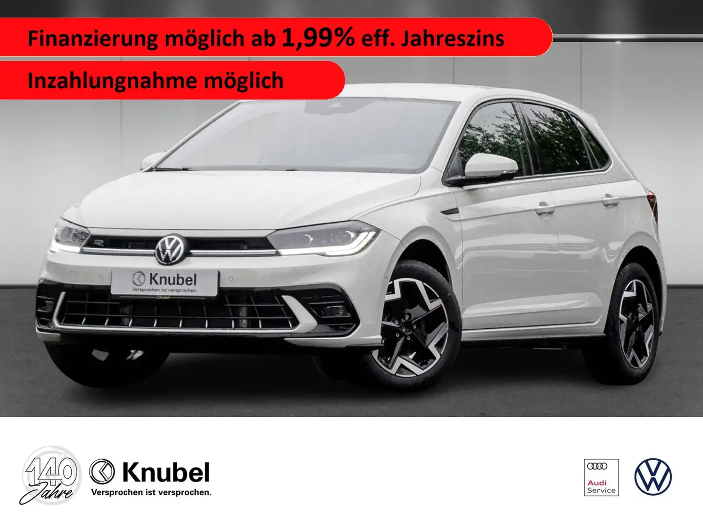 Volkswagen Polo R-Line 1.0 TSI DSG IQ.Light Navi TravelAss. Grau - 1
