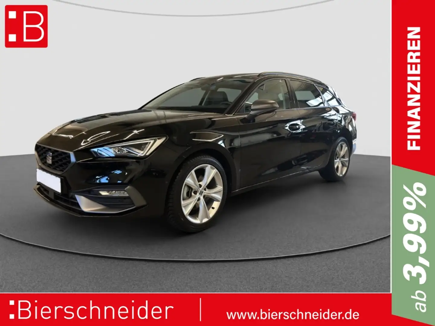 SEAT Leon SP 1.5 eTSI DSG FR NAVI KAMERA SHZ LED Schwarz - 1