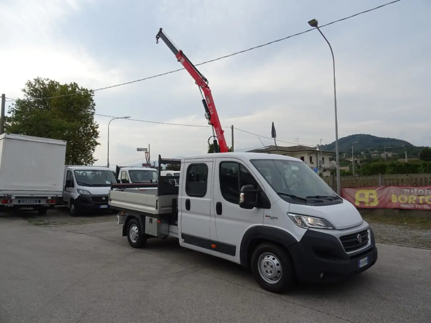 Fiat Ducato Maxi 35Q 2.3MJT130CV 7posti GRU' FASSI 26 Blanc - 1